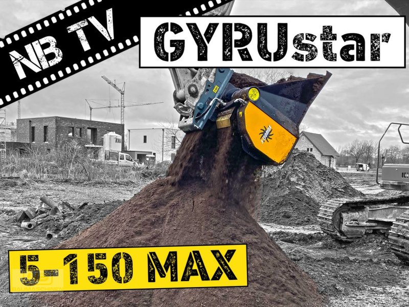 Greifer des Typs Gyru Star 5-150MAX | Siebschaufel Radlader & Bagger, Neumaschine in Eggenfelden (Bild 1)